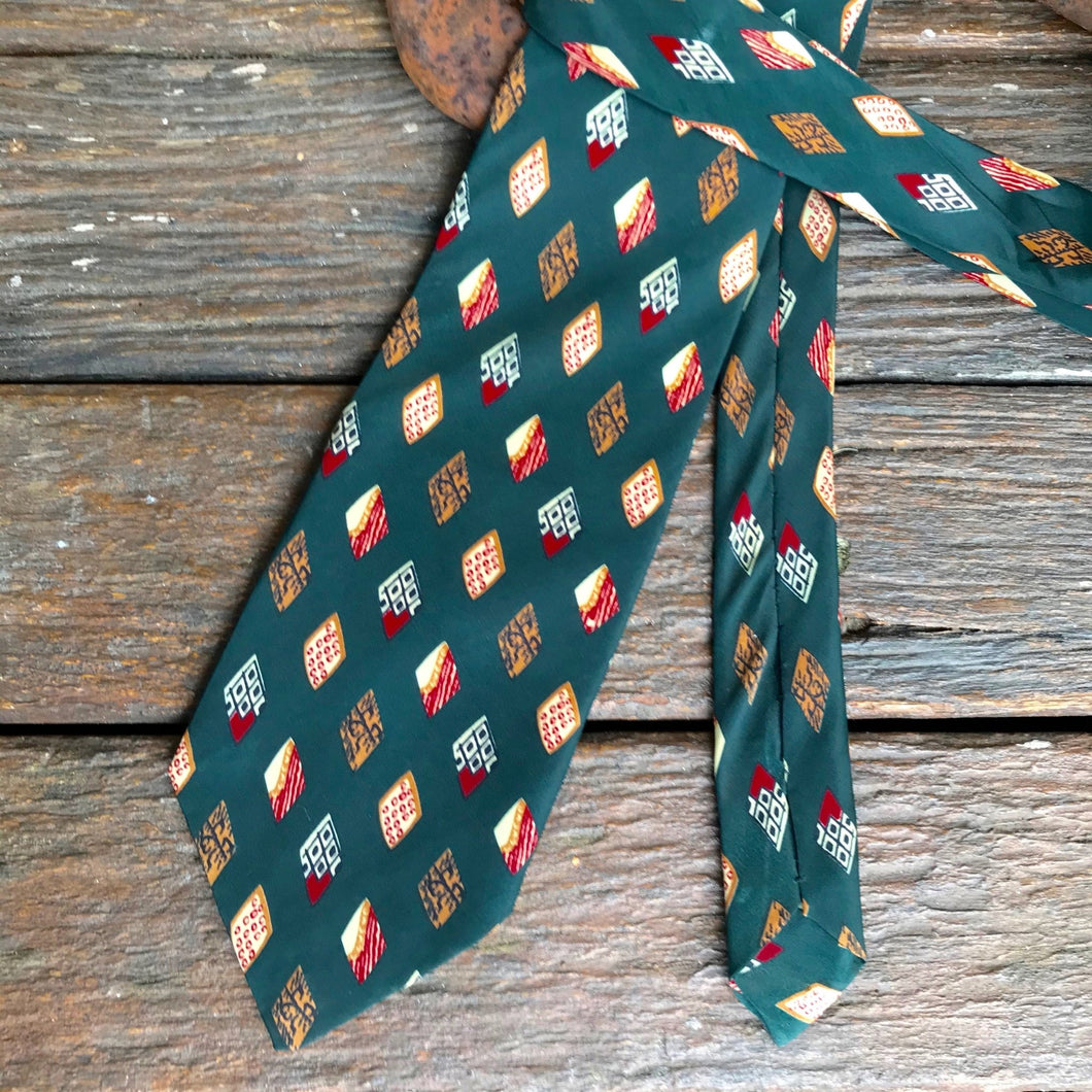 1970's Vintage Necktie - Pierre Cardin Bottle Green - OOAK - Phoenix Menswear