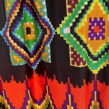Load image into Gallery viewer, 1970&#39;s Vintage Psychedelic Skirt Orange Purple Sz M - OOAK - Phoenix Menswear