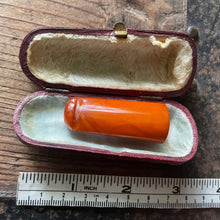 Load image into Gallery viewer, Antique Victorian Resin Pipe Cigarette Holder and Case 1800&#39;s Rare Unique Tobacciana - OOAK - Phoenix Menswear