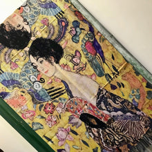 Load image into Gallery viewer, Art Scarf Gustav Klimt&#39;s &#39;Lady with Fan&#39; Warm Soft - New - Phoenix Menswear