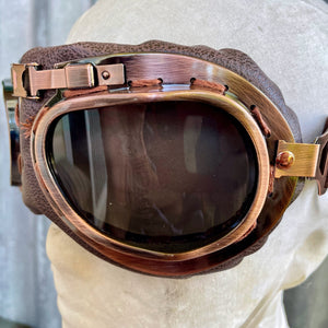 Aviator Goggles Copper Colour - Phoenix Menswear