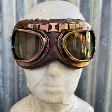 Load image into Gallery viewer, Aviator Goggles Copper Colour - Phoenix Menswear