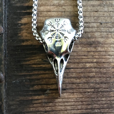 Bird Skull Necklace on Chain - Phoenix Menswear