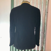 Load image into Gallery viewer, Black and Gold Rock Star Blazer - New - Phoenix Menswear