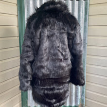 Load image into Gallery viewer, Black Fur Coat Lined - New - Phoenix Menswear