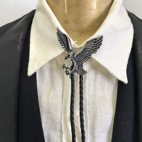 Bolo Tie - Silver Eagle Design - Phoenix Menswear