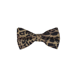 Bow Tie Animal Print Velour - Phoenix Menswear