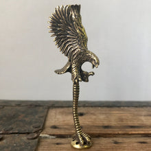 Load image into Gallery viewer, Brass Pipe Tamper Eagle Bird of Prey Pipe Accessory - OOAK - Phoenix Menswear