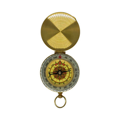 Brass Pocket Compass - Phoenix Menswear