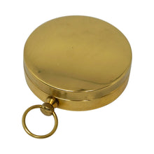 Load image into Gallery viewer, Brass Pocket Compass - Phoenix Menswear