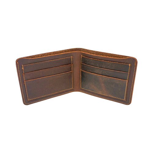Brown Genuine Leather Wallet - Phoenix Menswear