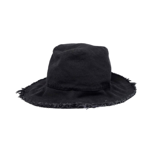 Bucket Hat Black Cotton One Size - Phoenix Menswear