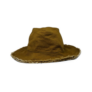 Bucket Hat Mustard Cotton One Size - Phoenix Menswear