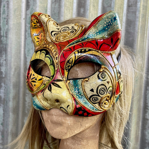 Cat Mask Venetian - Phoenix Menswear