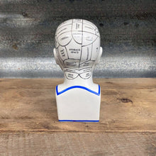 Load image into Gallery viewer, Ceramic Humorous Phrenology Head - Small - Phoenix Menswear