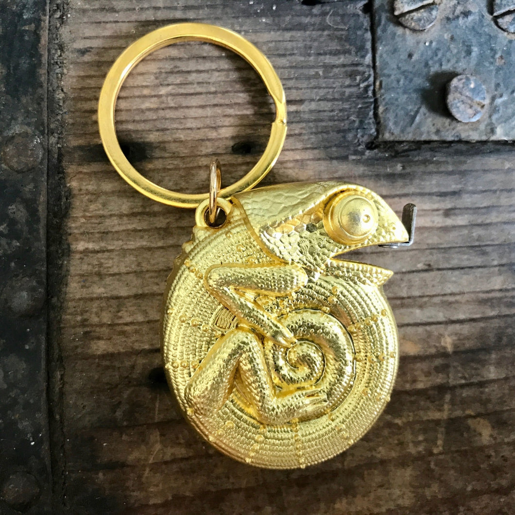 Chameleon Tape Measure Gold Key Ring – Phoenix Menswear