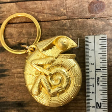 Load image into Gallery viewer, Chameleon Tape Measure Gold Key Ring - Phoenix Menswear