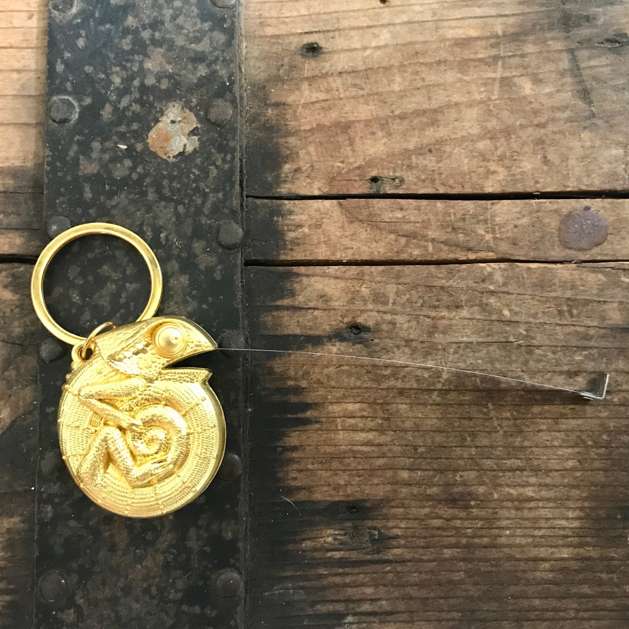 Chameleon Tape Measure Gold Key Ring – Phoenix Menswear