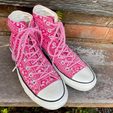 Load image into Gallery viewer, Converse High Top All Stars Pink White - Sz 7 - Women&#39;s Sz 9 - OOAK - Phoenix Menswear