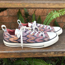 Load image into Gallery viewer, Converse Missoni Purple &amp; Orange Print - Sz 7 - OOAK - Phoenix Menswear