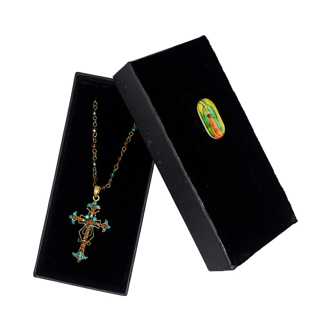 Crucifix Necklace in Gift Box - Phoenix Menswear