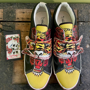 Ed Hardy Vintage Deadstock Sneakers Tiger Boxed Size 11 OOAK