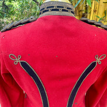 Load image into Gallery viewer, Edwardian Dress Uniform Tunic of a Colonel on Staff Red Gold Black Wool Blazer Sz XS - OOAK - Phoenix Menswear
