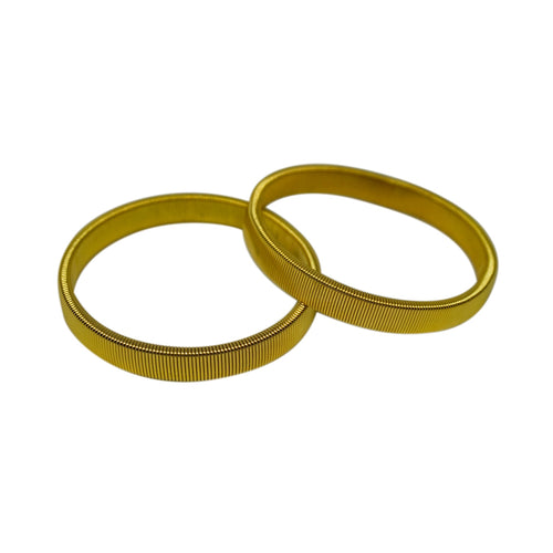 Elasticated Sleeveholder Armband Gold One Pair - Phoenix Menswear