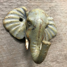 Load image into Gallery viewer, Elephant Wall Hook - Rusty Cast Iron - Phoenix Menswear