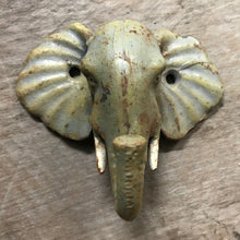 Load image into Gallery viewer, Elephant Wall Hook - Rusty Cast Iron - Phoenix Menswear