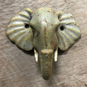 Elephant Wall Hook - Rusty Cast Iron - Phoenix Menswear