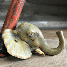 Load image into Gallery viewer, Elephant Wall Hook - Rusty Cast Iron - Phoenix Menswear