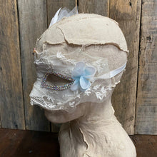 Load image into Gallery viewer, Embroidery and Lace Masquerade Mask with Crane - Phoenix Menswear