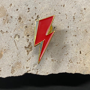 Enamel Pin - Bowie Lightning Bolt - Phoenix Menswear