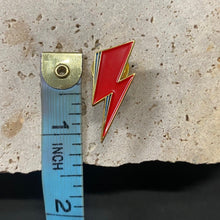 Load image into Gallery viewer, Enamel Pin - Bowie Lightning Bolt - Phoenix Menswear