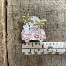 Load image into Gallery viewer, Enamel Pin - Camper Van in Pink - Phoenix Menswear