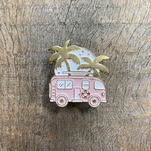 Load image into Gallery viewer, Enamel Pin - Camper Van in Pink - Phoenix Menswear