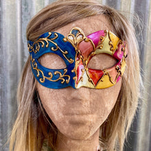 Load image into Gallery viewer, Eye Mask Colourful Mardi Gras Masquerade - Phoenix Menswear