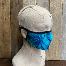 Load image into Gallery viewer, Face Mask with Blue Palm Print - 100% Proceeds to Charity - Phoenix Menswear