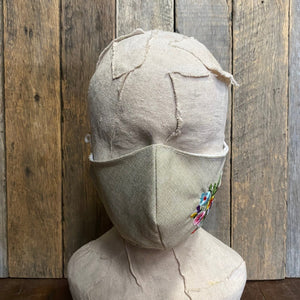 Face Mask with Floral Embroidery - 100% Proceeds to Charity - Phoenix Menswear