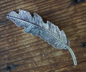 Feather Barette Silver - Phoenix Menswear