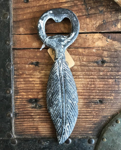 Feather Bottle Opener - Cast Iron - Phoenix Menswear