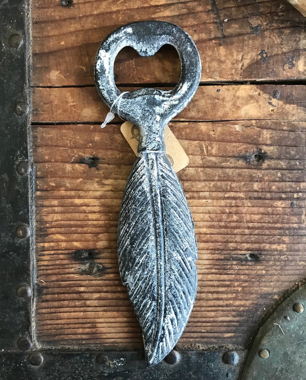 Feather Bottle Opener - Cast Iron - Phoenix Menswear