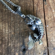 Load image into Gallery viewer, Fish Necklace Silver Pendant on Chain - Phoenix Menswear