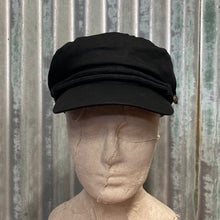 Load image into Gallery viewer, Fisherman Cap in Black Cotton - Phoenix Menswear