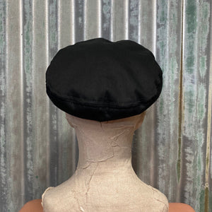 Fisherman Cap in Black Cotton - Phoenix Menswear