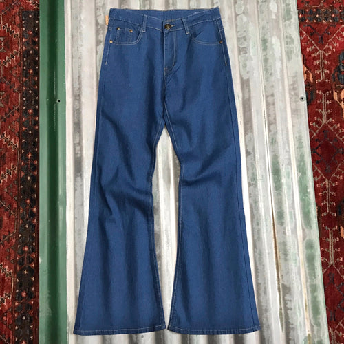 Flared Pants Retro Blue - New - Phoenix Menswear