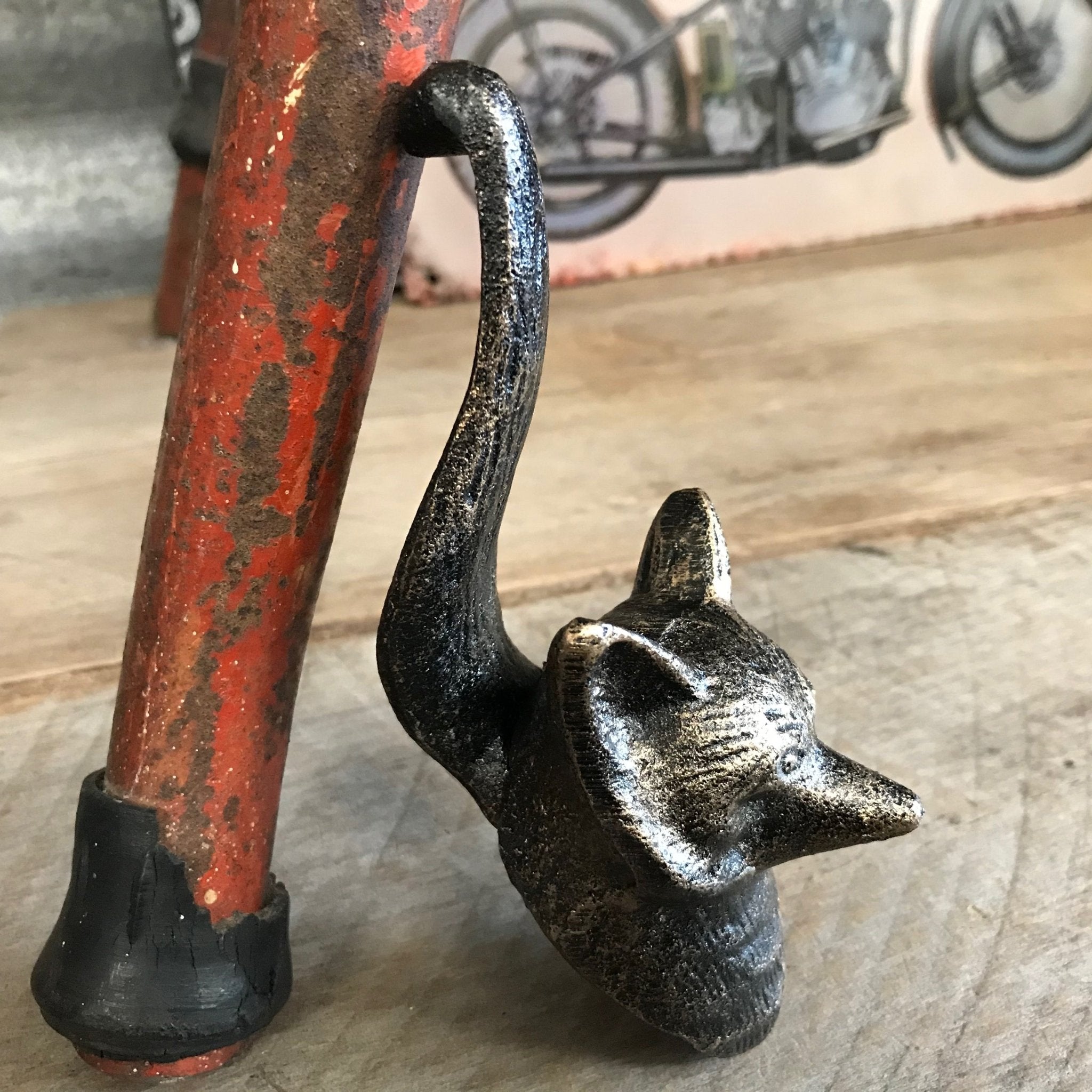 Fox cast iron wall mount hook