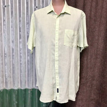 Load image into Gallery viewer, Gazman Linen S/S Shirt Pale Green Sz XL - OOAK - Phoenix Menswear