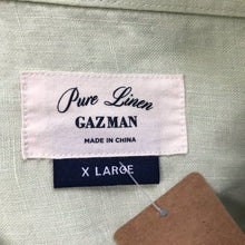 Load image into Gallery viewer, Gazman Linen S/S Shirt Pale Green Sz XL - OOAK - Phoenix Menswear